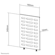 NeoMounts NS-MBTC100BLACK Mediplayer Holder - Black Mounting Accessory NeoMounts