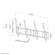 Neomounts NS-WMB200PBLACK 40"-52" Menu Board Wall Mount Wall Mount Bracket NeoMounts