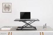 Neomounts NS-WS050BLACK Sit-Stand Workstation - Black Table Stand NeoMounts
