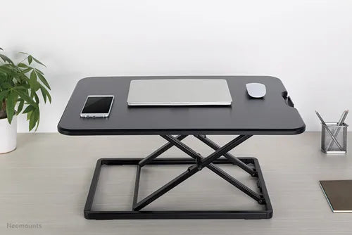 Neomounts NS-WS050BLACK Sit-Stand Workstation - Black Table Stand NeoMounts
