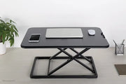 Neomounts NS-WS050BLACK Sit-Stand Workstation - Black Table Stand NeoMounts