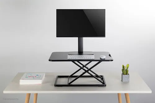 Neomounts NS-WS050BLACK Sit-Stand Workstation - Black Table Stand NeoMounts