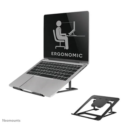NeoMounts NSLS085BLACK Foldable Laptop Stand NeoMounts Mounts NeoMounts