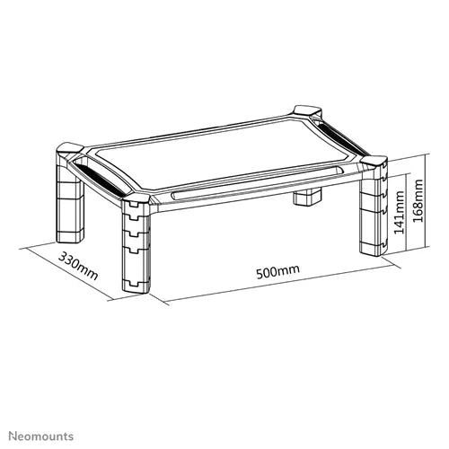 Neomounts NSMONITOR20 up to 10kg Monitor/Laptop Riser Table Stand NeoMounts