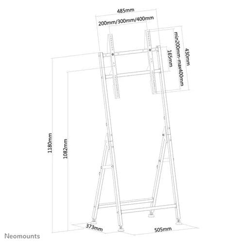 Neomounts 32" - 55" Monitor/TV Floor Stand | PLASMA-M1000 Floor Stand NeoMounts