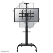 NeoMounts 37" - 75" 90° turn Mobile Monitor/TV Trolley | PLASMA-M1900E Mobile Trolley NeoMounts