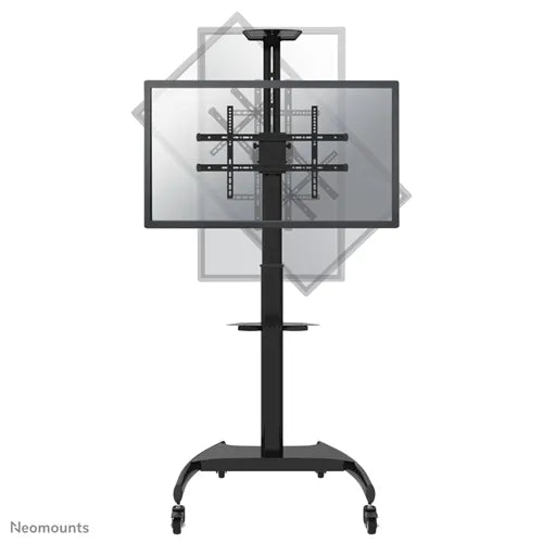 NeoMounts 37" - 75" 90° turn Mobile Monitor/TV Trolley | PLASMA-M1900E Mobile Trolley NeoMounts