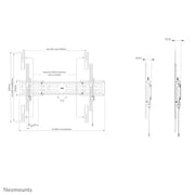 Neomounts 55" - 110" Screen Wall Mount Bracket | WL30S-950BL19 Wall Mount Bracket NeoMounts