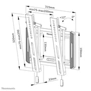 Neomounts 24" - 55" Screen Wall Mount Bracket | WL35-550BL12 Wall Mount Bracket NeoMounts
