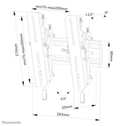 Neomounts 24"-65" Select Tiltable Wall Mount Bracket | WL35S-850BL12 Wall Mount Bracket NeoMounts