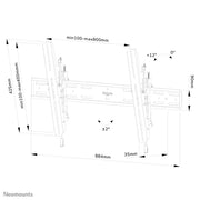 Neomounts 43"-98" Select Screen Wall Mount | WL35S-850BL18 Wall Mount Bracket NeoMounts