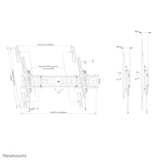 Neomounts 55" - 110" Select Heavy Duty Wall Mount Bracket | WL35S-950BL19 Wall Mount Bracket NeoMounts