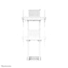 Neomounts 37"-100" Motorised Screen Wall Mount | WL55-875WH1
