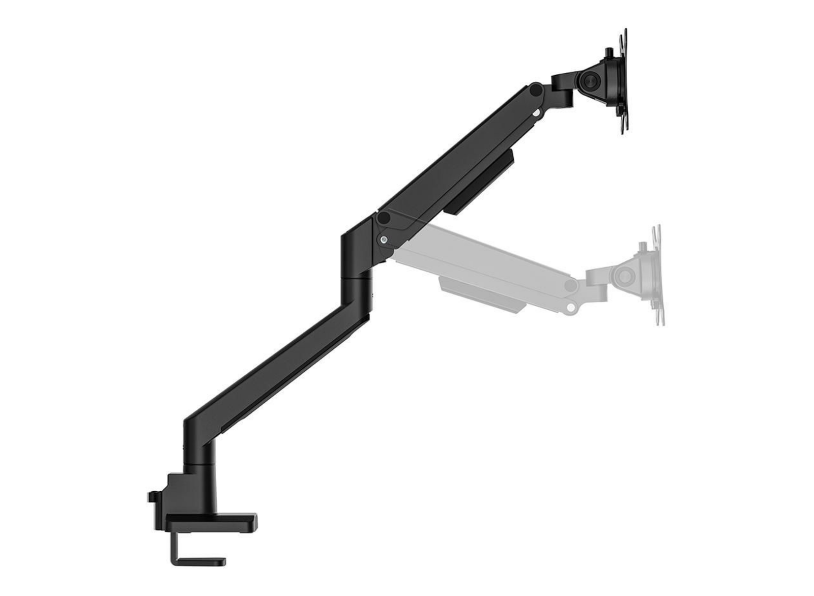 Neomounts NEXT Slim DS70-250BL1 Single Monitor Arm For 17"-35" Screens | Gas Spring Monitor Arm Desk Mount NeoMounts
