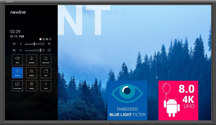 Newline TT-6519NT 65" 4K Non-Touch Interactive Display