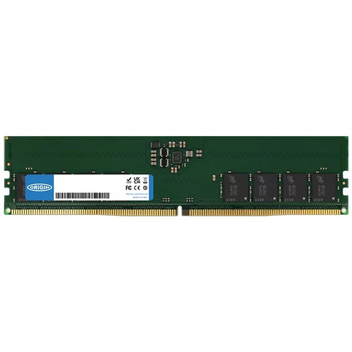 Origin Storage 16GB DDR5 4800MHz DIMM Desktop Server Memory Module | OM16G54800U1RX8NE11 Memory Module Origin Storage