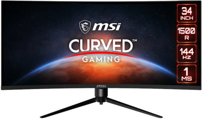 MSI Optix MAG342CQR 34" 144Hz 1ms UWQHD Gaming Monitor Gaming Monitor MSI