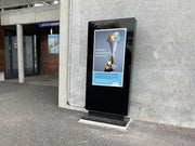 Moove 43" Freestanding PCAP Outdoor Touch Screen Poster | SMB43E4-T2 Freestanding Digital Signage Display ScreenMoove