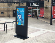 Moove 43" Freestanding PCAP Outdoor Touch Screen Poster | SMB43E4-T2 Freestanding Digital Signage Display ScreenMoove