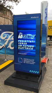 Moove 43" Freestanding PCAP Outdoor Touch Screen Poster | SMB43E4-T2