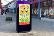 Moove 43" Freestanding PCAP Outdoor Touch Screen Poster | SMB43E4-T2 Freestanding Digital Signage Display ScreenMoove