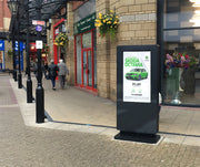 Moove 43" Freestanding PCAP Outdoor Touch Screen Poster | SMB43E4-T2 Freestanding Digital Signage Display ScreenMoove