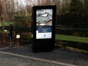 Moove 43" Freestanding PCAP Outdoor Touch Screen Poster | SMB43E4-T2 Freestanding Digital Signage Display ScreenMoove