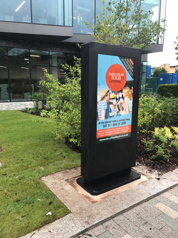 Moove 43" Freestanding PCAP Outdoor Touch Screen Poster | SMB43E4-T2