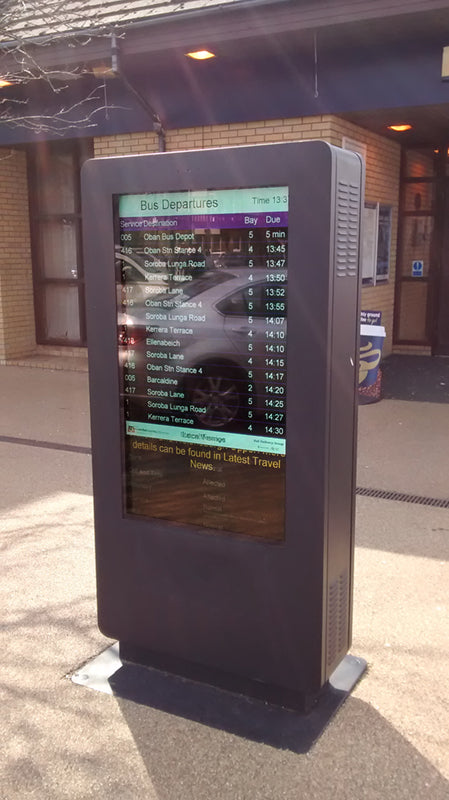 Moove 43" Freestanding PCAP Outdoor Touch Screen Poster | SMB43E4-T2