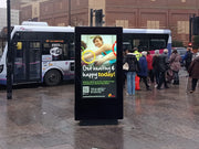 Moove 43" Freestanding PCAP Outdoor Touch Screen Poster | SMB43E4-T2 Freestanding Digital Signage Display ScreenMoove