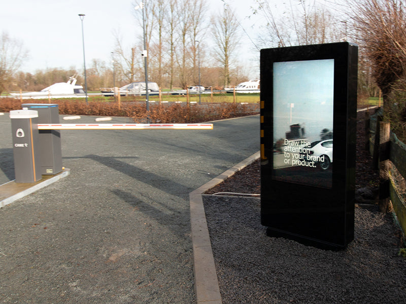 Moove OT65F-T2 – 65" Freestanding PCAP Outdoor Touch Screen Poster Outdoor Digital Advertising Display ScreenMoove