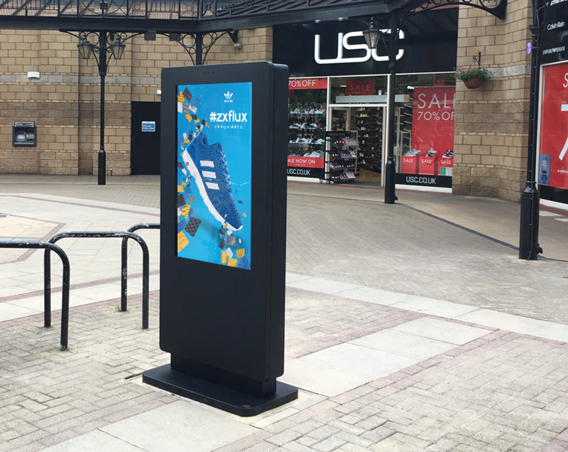 Moove OT65F-T2 – 65" Freestanding PCAP Outdoor Touch Screen Poster Outdoor Digital Advertising Display ScreenMoove