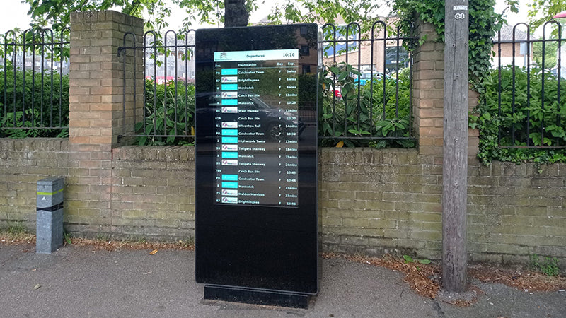 Moove OT65F-T2 – 65" Freestanding PCAP Outdoor Touch Screen Poster Outdoor Digital Advertising Display ScreenMoove