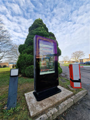 Moove SMBT65F-T2 – 65" Freestanding PCAP Outdoor Touch Screen Poster Freestanding Digital Signage Display ScreenMoove