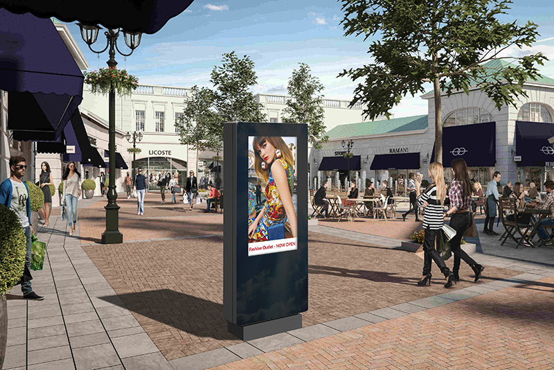 Moove OT65F-T2 – 65" Freestanding PCAP Outdoor Touch Screen Poster