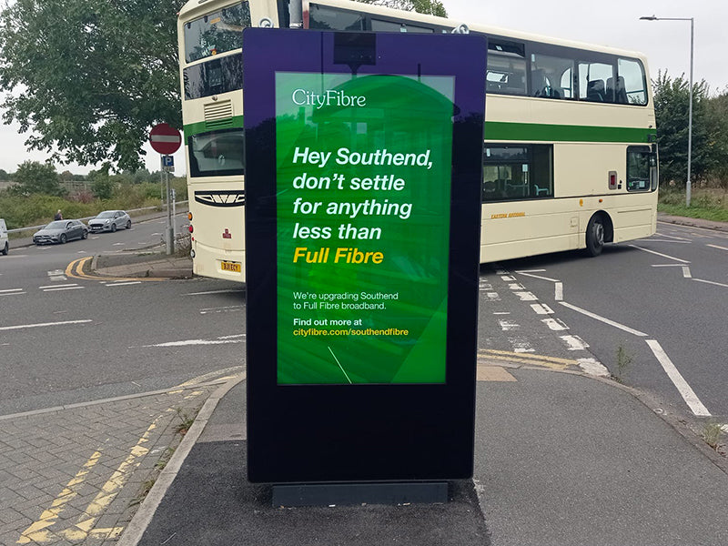 Moove OT65F-T2 – 65" Freestanding PCAP Outdoor Touch Screen Poster Outdoor Digital Advertising Display ScreenMoove