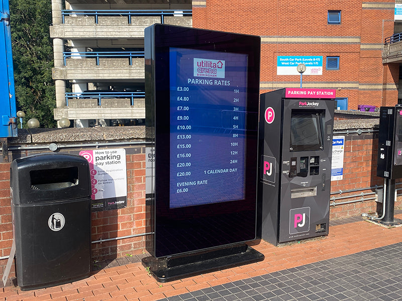 Moove OT65F-T2 – 65" Freestanding PCAP Outdoor Touch Screen Poster Outdoor Digital Advertising Display ScreenMoove