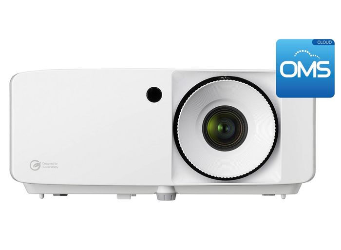 Optoma ZH401e Compact High Brightness Full HD Laser Projector - 4600 Lumens Projector Optoma