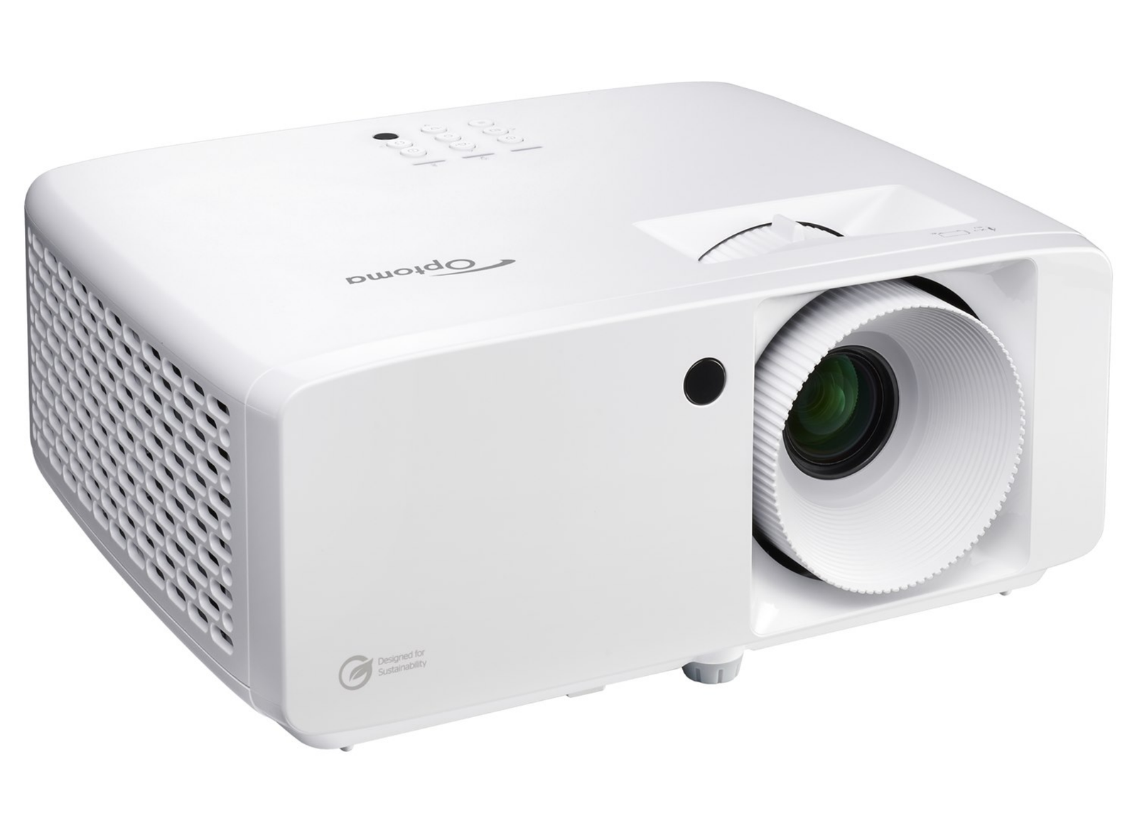 Optoma ZH401e Compact High Brightness Full HD Laser Projector - 4600 Lumens Projector Optoma