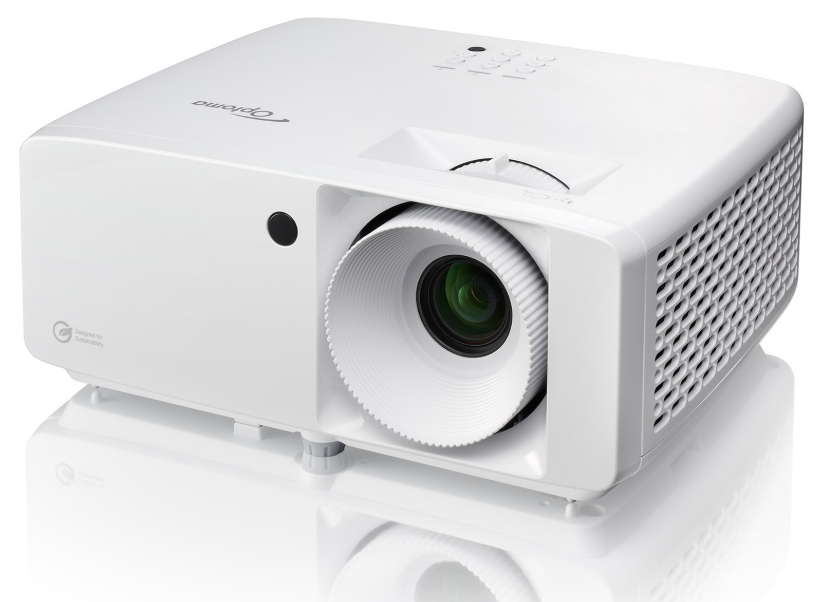 Optoma ZH401e Compact High Brightness Full HD Laser Projector - 4600 Lumens Projector Optoma