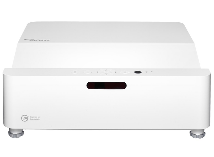 Optoma ZH430UST Eco-Friendly Compact Ultra Short Throw Laser Projector - 4000 Lumens Projector Optoma