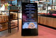 Moove 43" Outdoor Digital Android Battery A-Boards – 700CD/M² Freestanding Digital Signage Display ScreenMoove
