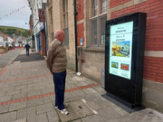 Moove 75" Freestanding PCAP Outdoor Touch Screen Poster Freestanding Digital Signage Display DigitalSignage
