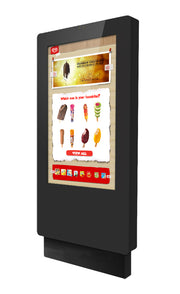 Moove 75" Freestanding PCAP Outdoor Touch Screen Poster Freestanding Digital Signage Display DigitalSignage