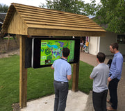Moove SMB55F-T2 – 55" Wall-Mounted PCAP Outdoor Touch Screen Touchscreen Monitor ScreenMoove