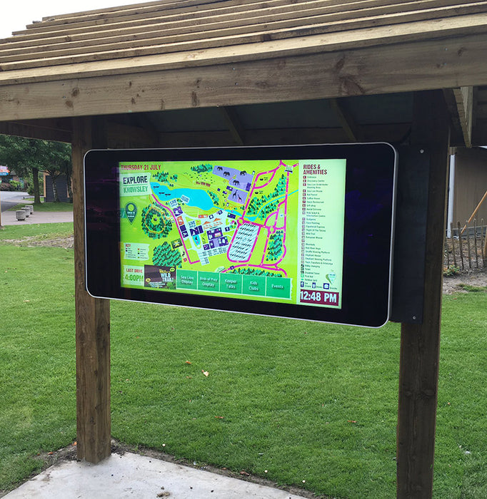 Moove OW55F-T2 – 55" Wall-Mounted PCAP Outdoor Touch Screen Outdoor Digital Advertising Display ScreenMoove