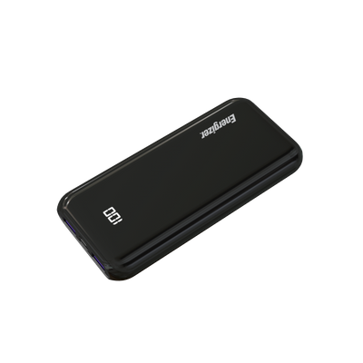 Energizer Power Bank, Lithium Polymer (LiPo), 10000mAh, Black | UE10011PQ Energizer Power Bank Energizer
