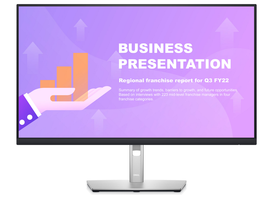 DELL P2722HE 27" 60Hz 5ms Full HD USB-C Hub Monitor Desktop Monitors Dell