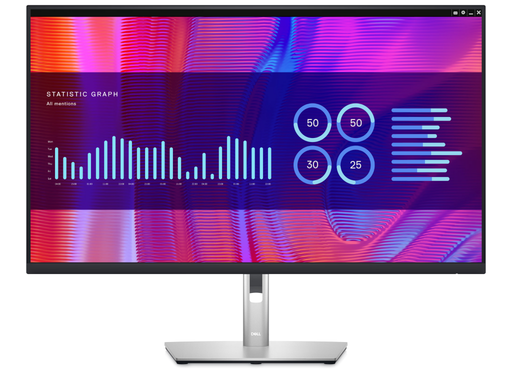 Dell P3223DE 31.5" 60Hz 5ms QHD USB-C Hub Monitor Desktop Monitors Dell