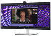 Dell P3424WEB 34" 60Hz 5ms WQHD Video Conferencing Monitor Desktop Monitors Dell